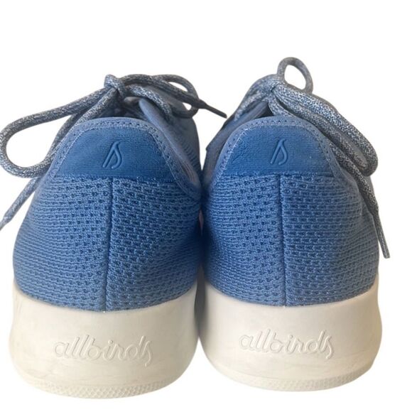 Allbirds Tree Runner Pure Azure Blue Knit Running Sneakers Men's Size 11 - Picture 3 of 10
